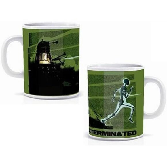 Dr Who Heat Sensitive Coffee Mug Color Changing Dalek Skeleton Doctor BBC NIP - Picture 6 of 12